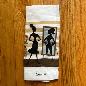 Gemini  Astrology Girls kitchen towel